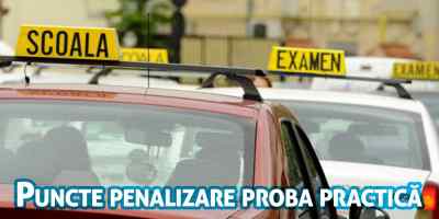 Penalty points driving test category B