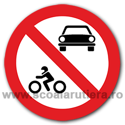 Accesul interzis autovehiculelor 