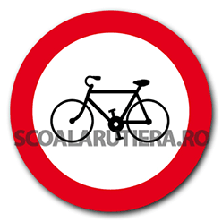 Accesul interzis bicicletelor