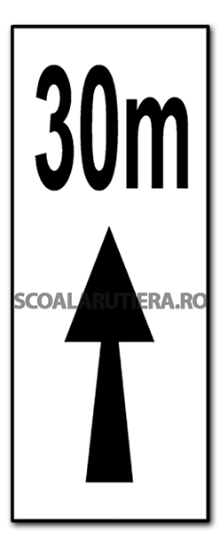 Începutul și lungimea zonei de acțiune a indicatorului