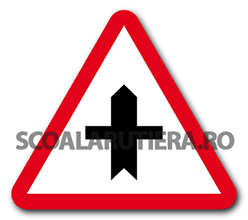 Intersecție cu un drum fără prioritate