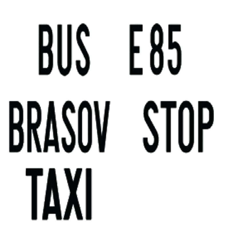 Marcaje inscripționate pe partea carosabilă