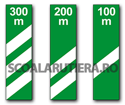 Panouri suplimentare la nodurile rutiere de pe autostrăzi 