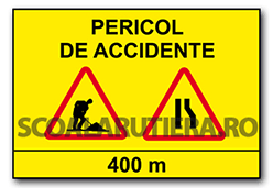 Presemnalizarea unui sector cu circulație alternantă