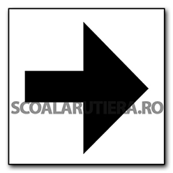 Sensul sau sensurile de circulație pentru care este valabilă semnificația semnelor luminoase ale semaforului