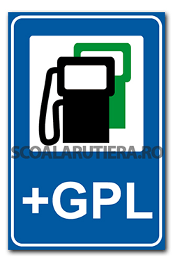 Fuel station, including unleaded petrol and liquefied petroleum gas