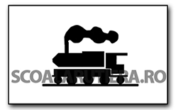 Trecere la nivel cu cale ferată industrială completând semnificația indicatorului ,,Alte pericole