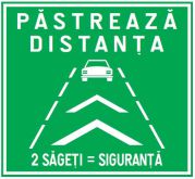 Distanța de siguranță rutieră între autovehicule pe…