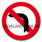 Interzis a vira la stânga
