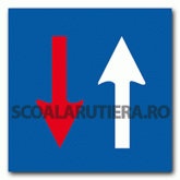 Prioritate față de circulația din sens invers