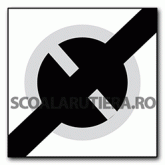 Sfârșitul zonei de staționare cu durată limitată