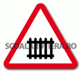 Trecere la nivel cu o cale ferată cu bariere sau semibariere…