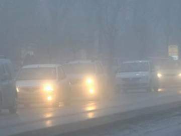 Driving in foggy conditions