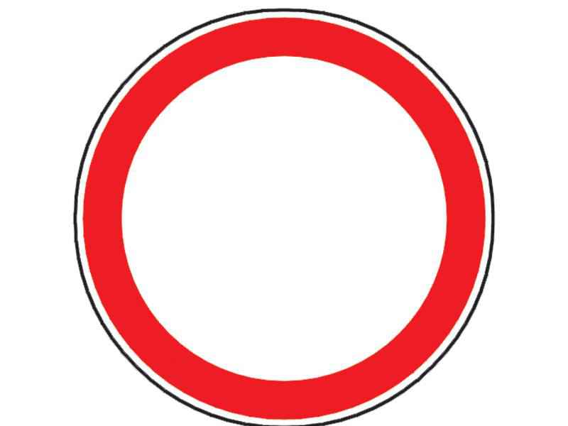 Are motorcycles allowed to enter on the sector of road where this sign is installed?