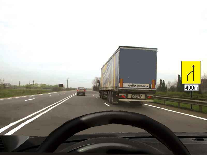 Puteți executa depășirea în această situație?