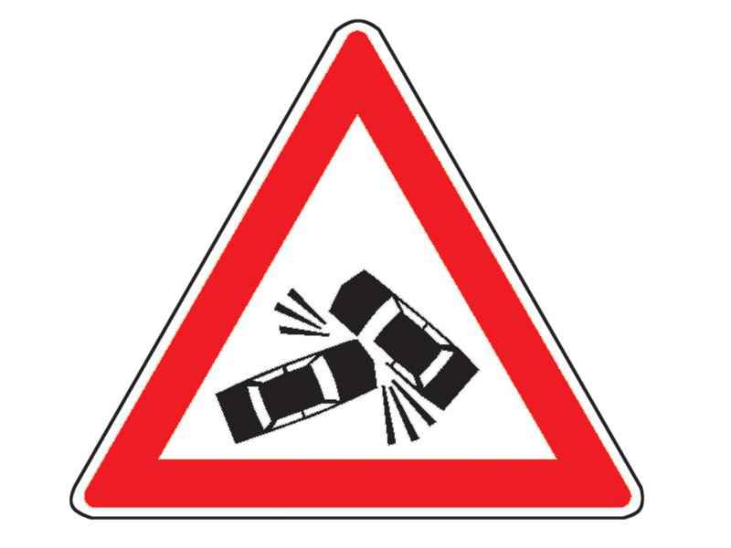 What is the meaning of the signs shown?