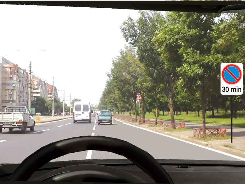 The meaning of the sign and of the additional panel is: