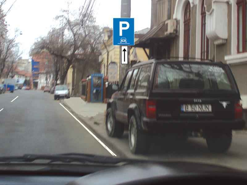 Has the car in the image parked legally?