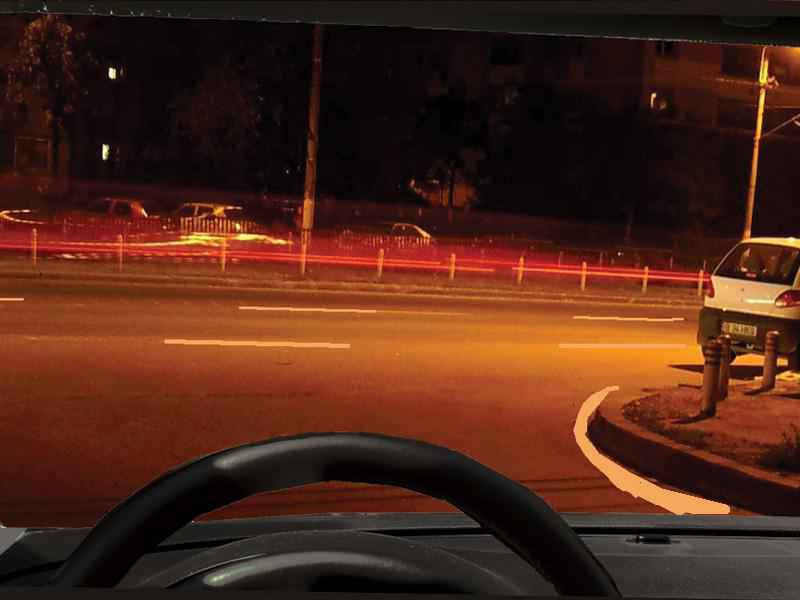 In the given situation, you will drive: