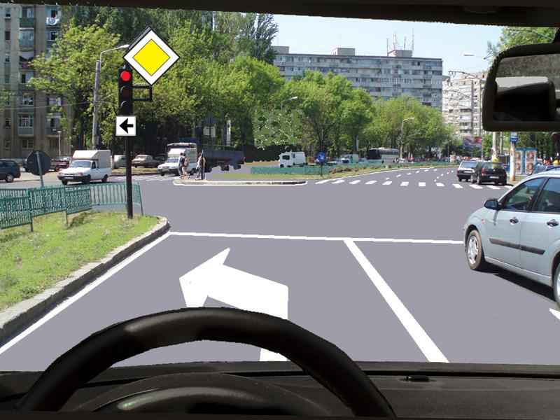 If you turn to the left: