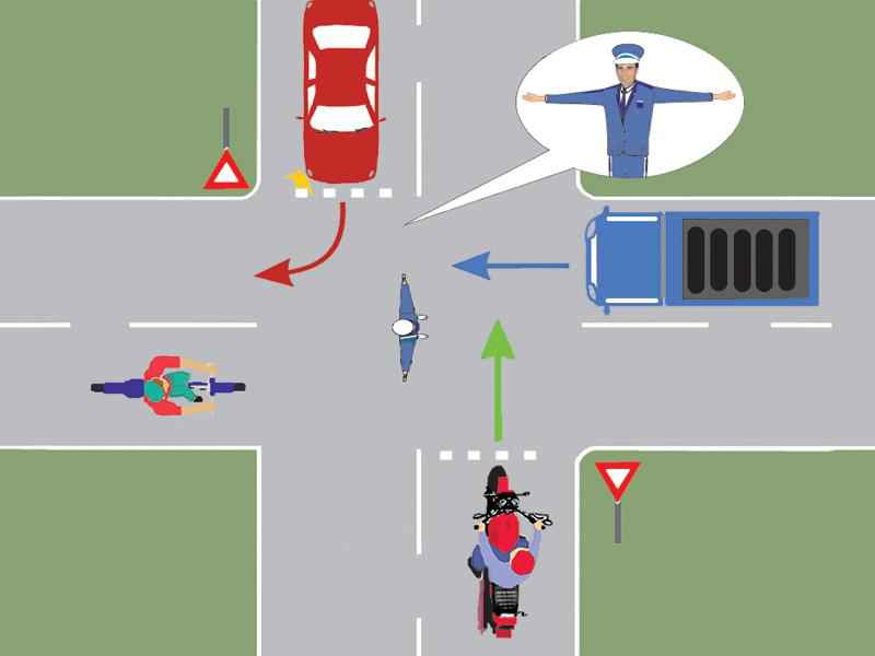 La semnalul polițistului trebuie să oprească: