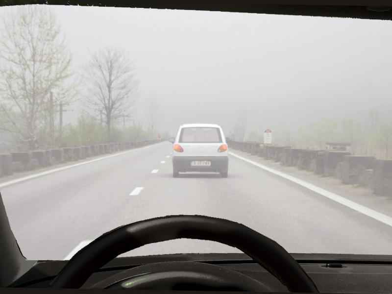 În această situație, pe lângă luminile de întâlnire trebuie să folosiți: