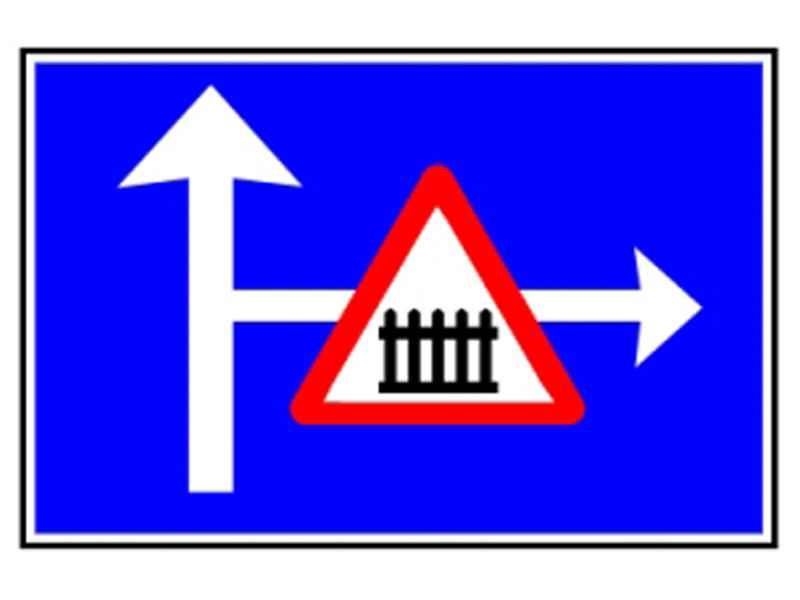 How must you proceed when encountering the adjacent panel?