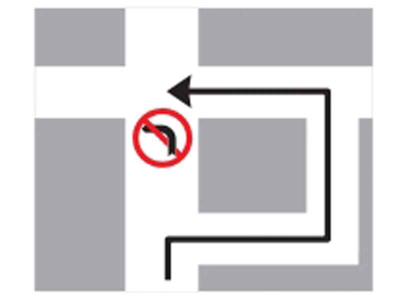 The sign means: