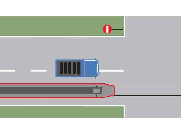 Depăşirea tramvaiului din imagine este regulamentară?