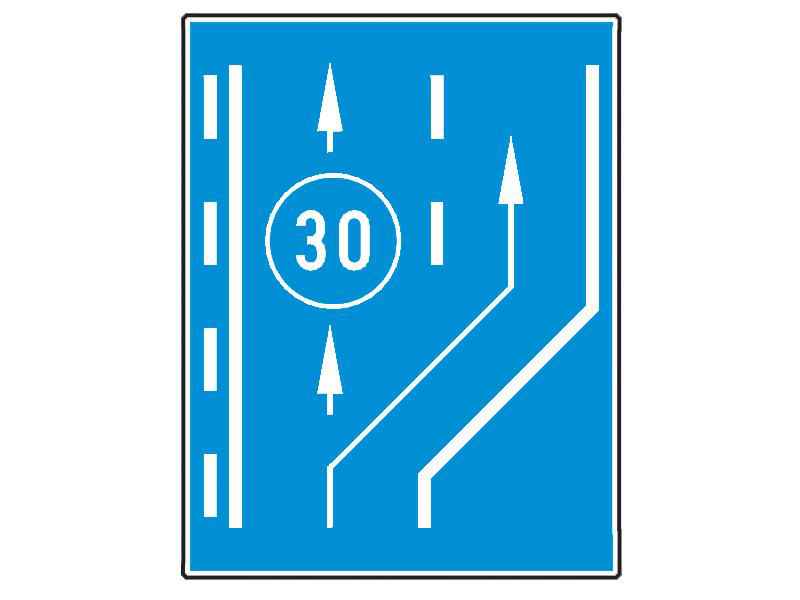 How will you proceed correctly when encountering the sign in the image?