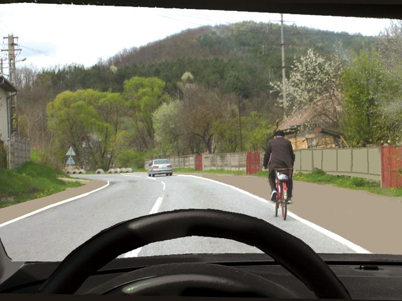 Are you allowed to honk at a cyclist before overtaking them?