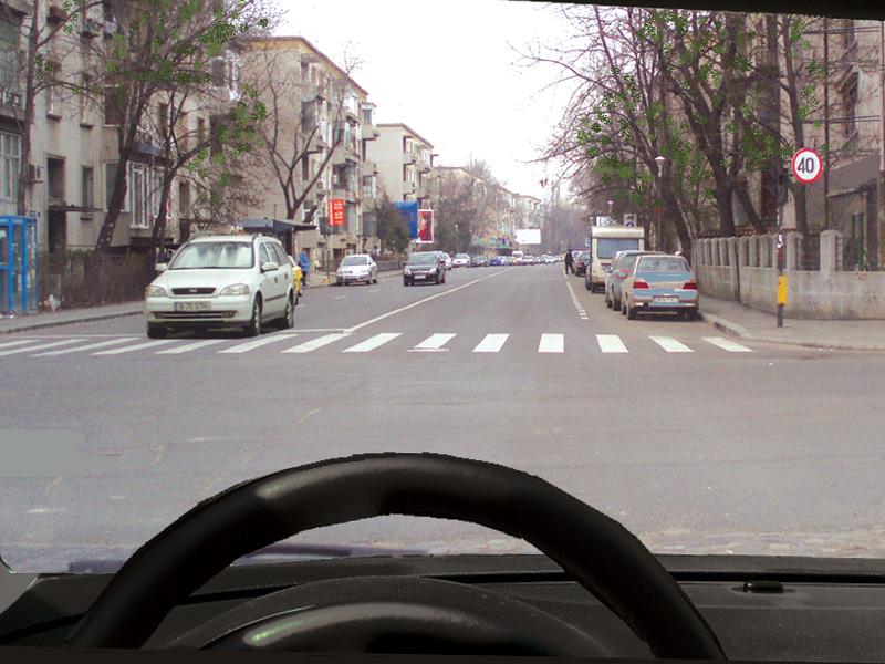 How must you proceed if you turn left?