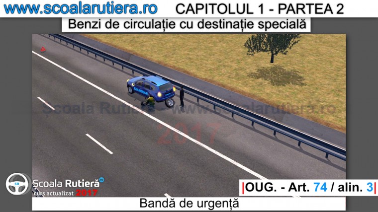 interziceri pe banda de urgenta