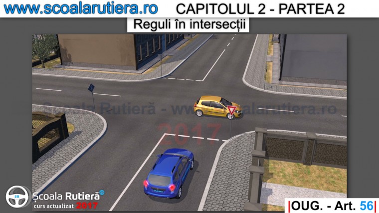 reducerea vitezei in intersectii