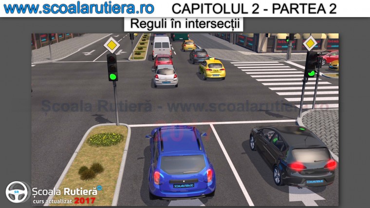 este interzisa patrunderea in intersectia aglomerata daca se blocheaza intersectia