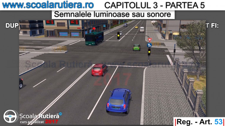 semnificatie semnal galben semafor