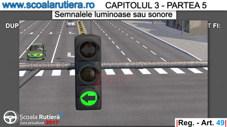 sageti aplicate pe semafoare