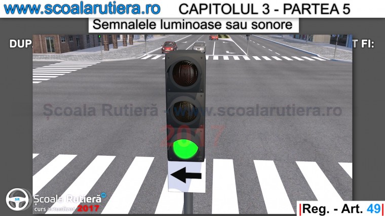 panouri aditionale cu sageti pentru semafoare