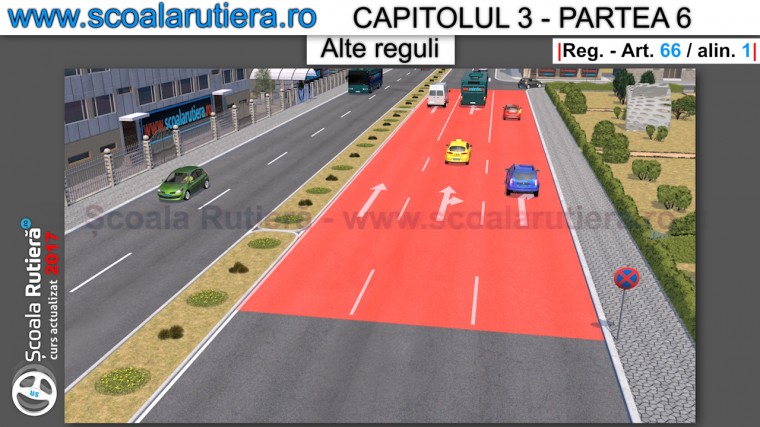 valabilitatea indicatoarelor pe intreaga parte carosabila