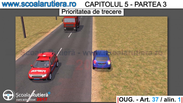 obligatii la lumina rosie a autovehiculelor cu prioritate speciala