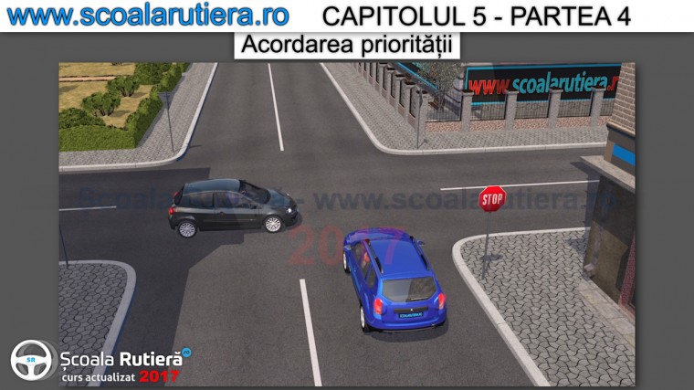 piede prioeitatea cel ce intalneste indicatorul oprire