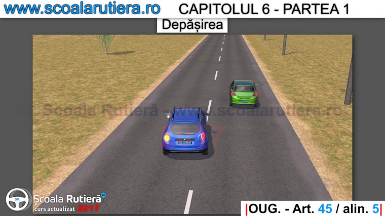 overtaking is carried out only on the left side