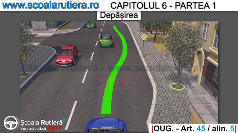 by exception the vehicle turning left may be overtaken also on the right side
