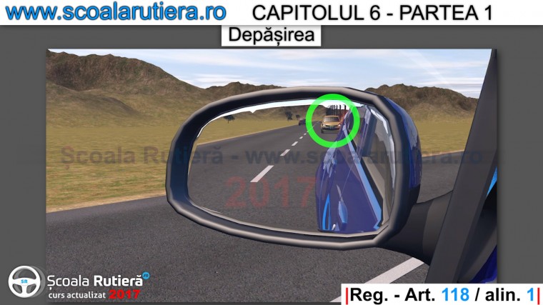 checking before overtaking