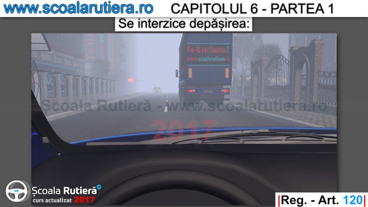 overtaking prohibited when visibility is below 50 meters