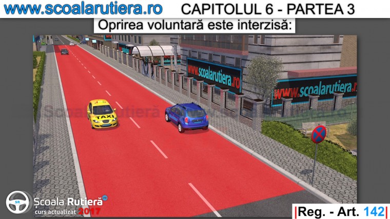 oprirea interzisa din dreptul indicatorului