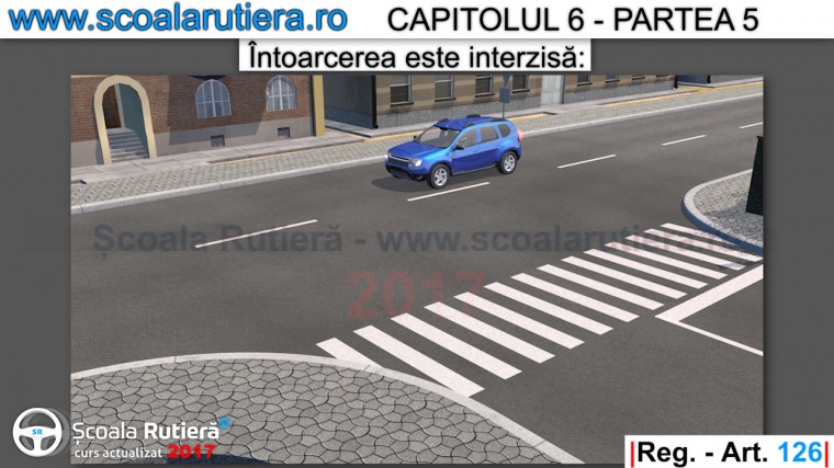 se interzice intoarecerea daca in intersectie trebuie sa manevrezi inainte si inapoi