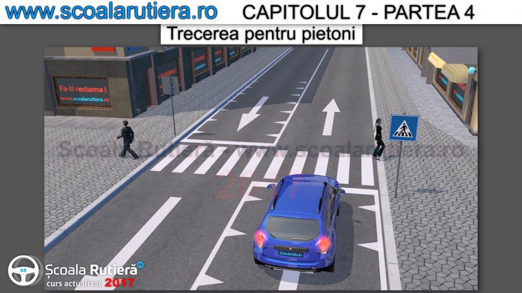 semnalizarea trecerii pentru pietoni