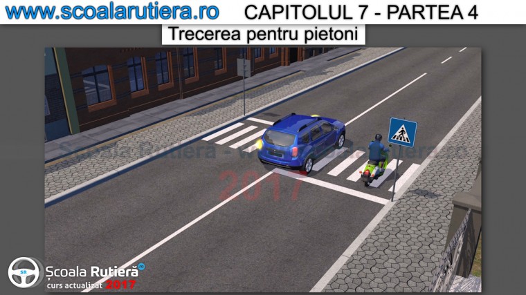 manevra de depasire se interzice pe trecerea pentru pietoni