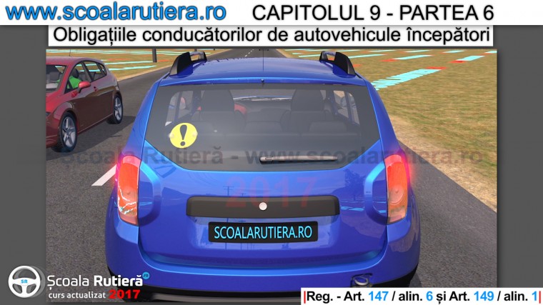 unde punem semnele de incepator la autoturism